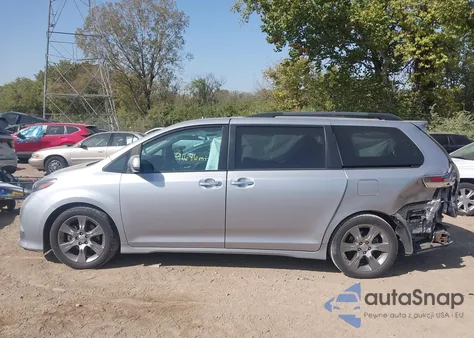2015 Toyota Sienna Sport from USA, damaged, VIN 5TDXK3DC3FS558896